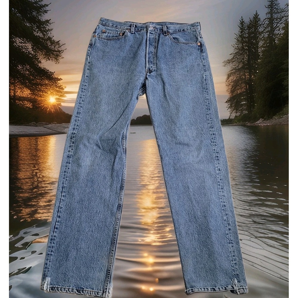 👖Vintage Levi's Original 501 Mens 38x34 (fit 36x34) Stonewash Made in USA 1994